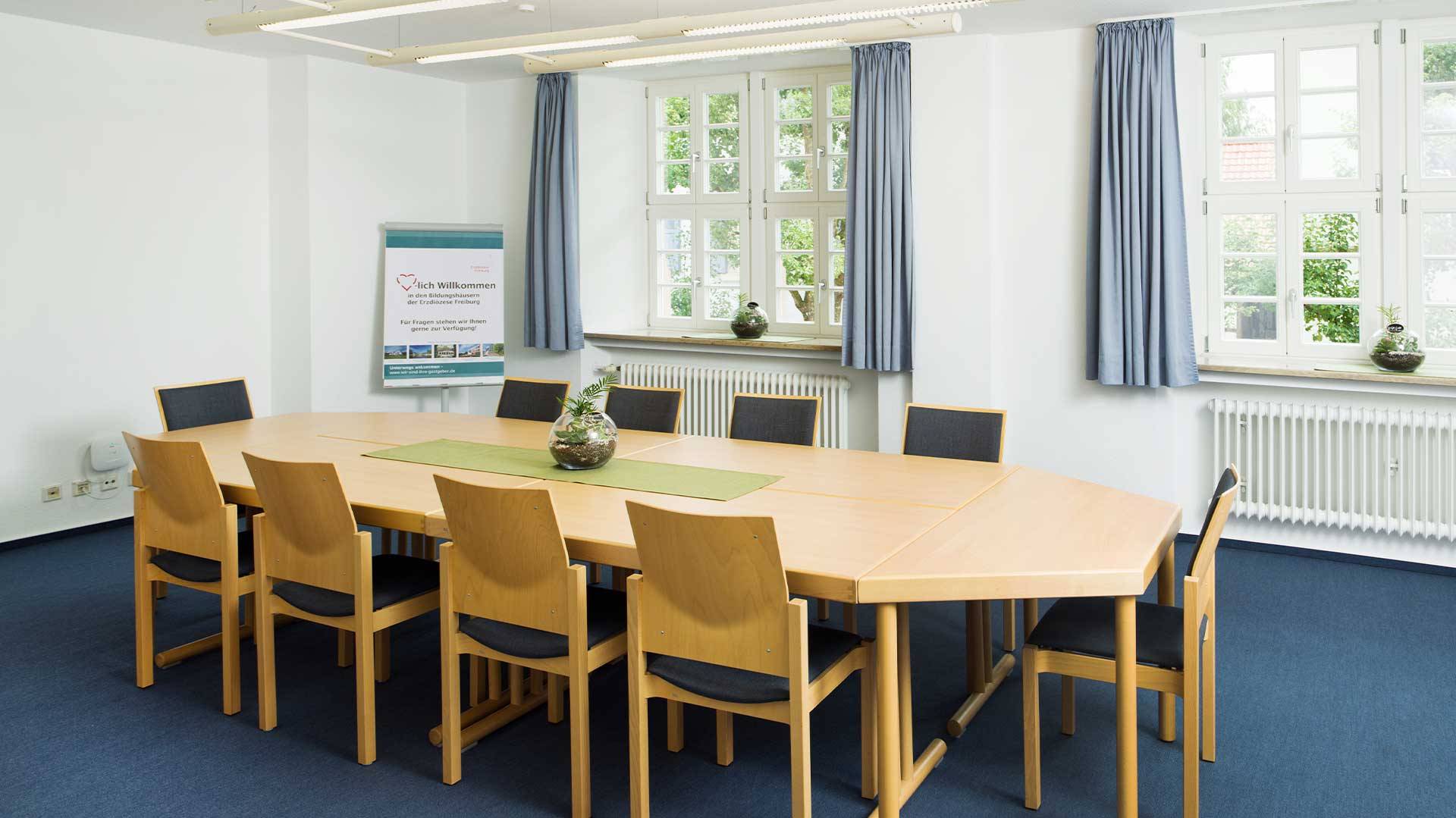 Ansicht Konferenzraum im Bildungshaus Neckarelz
